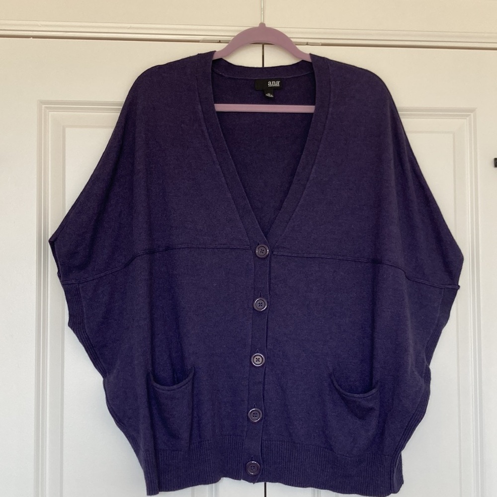 UEC a.n.a Cardigan Sweater plum XL